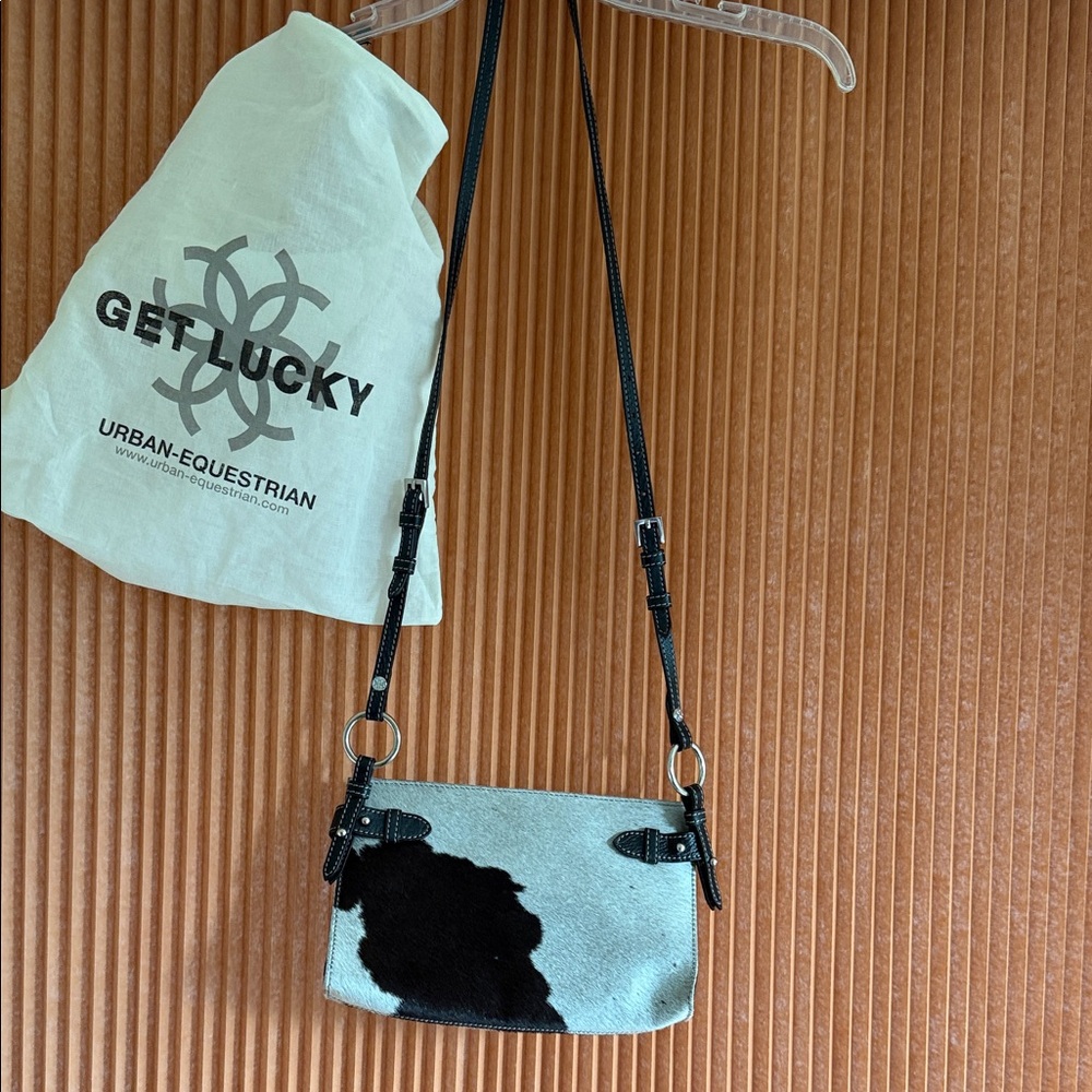 Urban Equestrian Black Brown and White Women's Bag